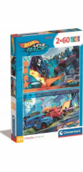 Clementoni - Puzzle 2x60 Hot Wheels