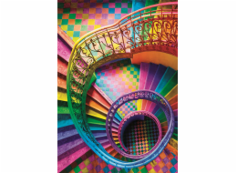 Clementoni - Puzzle 500 Barevné schody