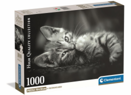 Clementoni - Puzzle 1000 Kočička