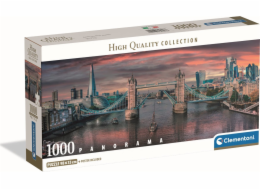Clementoni - Puzzle 1000 Panorama Přes řeku Temži