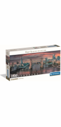 Clementoni - Puzzle 1000 Panorama Přes řeku Temži