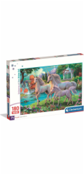Clementoni - Puzzle 180 Super Jednorožci u vodopádu