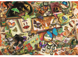 Clementoni - Puzzle 500 Sběratel motýlů