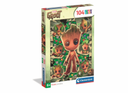 Clementoni - Puzzle 104 Marvel Groot