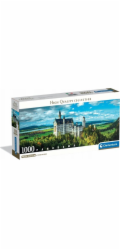 Clementoni - Puzzle 1000 Panorama Zámek Neuschwanstein