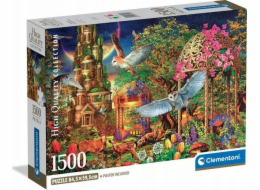 Clementoni - Puzzle 1500 Fantazijní zahrada v lese