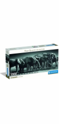 Clementoni - Puzzle 1000 Panorama Stádo obrů