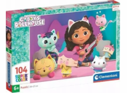 Clementoni - Puzzle 104 Gabby a její domeček