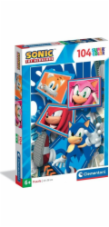 Clementoni - Puzzle 104 Sonic the Hedgehog