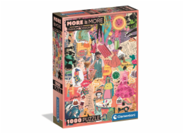 Clementoni - Puzzle 1000 More is More - Móda a design