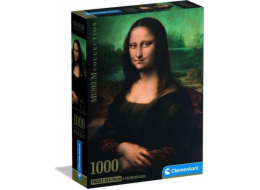 Clementoni - Puzzle 1000 Muzeum Mona Lisa