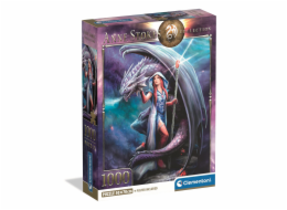 Clementoni - Puzzle 1000 Anne Stokes Dračí mág