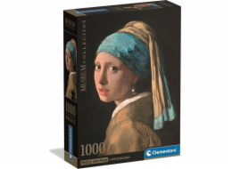 Clementoni - Puzzle 1000 Muzeum Dívka s perlou