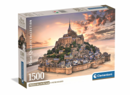 Clementoni - Puzzle 1500 Mont Saint-Michel při východu slunce