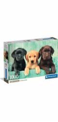 Clementoni - Puzzle 1000 Tři labradoři