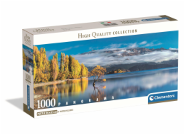 Clementoni - Puzzle 1000 Panorama Zlaté odrazy Wanaky