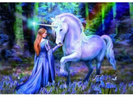 Clementoni - Puzzle 1500 Anne Stokes Modrý zvonkový les