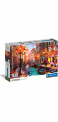 Clementoni - Puzzle 500 Západ slunce nad Benátkami