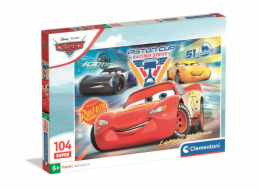 Clementoni - Puzzle 104 Super Auta