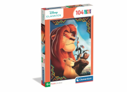 Clementoni - Puzzle 104 Disney Lví král