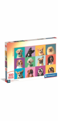 Clementoni - Puzzle 300 Legrační obličeje