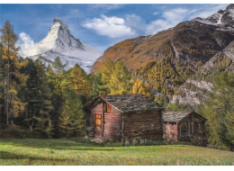 Clementoni - Puzzle 500 Okouzlující Matterhorn