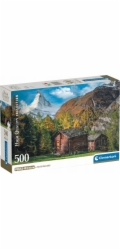 Clementoni - Puzzle 500 Okouzlující Matterhorn