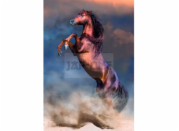 Clementoni - Puzzle 500 Divoký červený hřebec