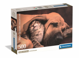 Clementoni - Puzzle 500 Mazlíčci