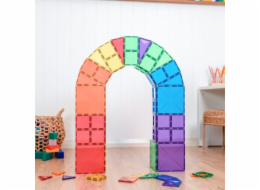 Trefl CONNETIX Starter Pack Rainbow 60 ks magnetických kostek 3+