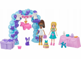 Mattel "Polly Pocket" gimtadienio šventes rinkinys (JCC33) Mattel "Polly Pocket" gimtadienio šventes rinkinys (JCC33)