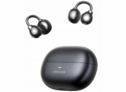 USAMS R02 Bluetooth sluchátka s klipem, šedá