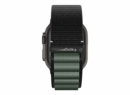 Spigen remienok Fabric Band pre Apple Watch 44-49mm - Black Green Spigen remienok Fabric Band pre Apple Watch 44-49mm - Black Green