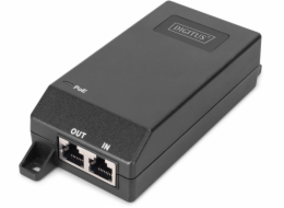 Digitus Napájecí zdroj/adaptér PoE+ 802.3at aktivní max. 55V 30W 10/100/1000Mbps, přenos až 100m
