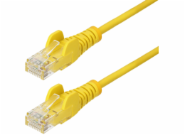 StarTech.com 50cm Yellow Slim CAT6 Ethernet Cable, Snagless, 28AWG, LSZH - Patch kabel - RJ-45 (M) do RJ-45 (M) - 50 cm - 3.6 mm - UTP - CAT 5/5e/6 - IEEE 802.3bt - neobsahuje halogen, provedení bez h