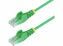 StarTech.com 50cm Green Slim CAT6 Ethernet Cable, Snagless, 28AWG, LSZH - Patch kabel - RJ-45 (M) do RJ-45 (M) - 50 cm - 3.6 mm - UTP - CAT 5/5e/6 - IEEE 802.3bt - neobsahuje halogen, provedení bez hr
