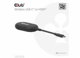 Club3D Bezdrátový adaptér (vysílač) USB-C na HDMI, Full HD, dosah 25m