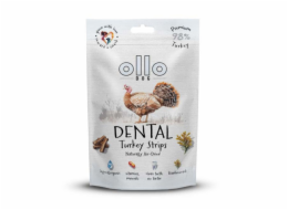 OLLO Air Dried Dental Turkey Strips - pamlsek pro psa - 80g