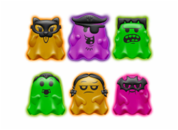 Schylling NeeDoh Mačkací duch svítící ve tmě