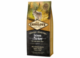 CARNILOVE Adult Salmon and turkey Large breeds - suché krmivo pro psy - 4kg