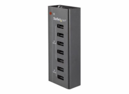 StarTech.com 7 Port USB Charging Station with 5x 1A Ports and 2x 2A Ports - Nabíjecí pásek + AC napájecí adaptér - 5 A - 7 výstupní konektory (USB) - cerná