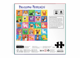Mudpuppy Puzzle Psí portréty 500 dílků Mudpuppy Puzzle Psí portréty 500 dílků