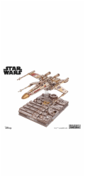 Ugears 3D dřevěná mechanická skládačka Star Wars Luke Skywalker X-Wing stíhačka
