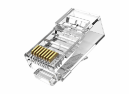 Modular Plug RJ45 Cat.5E UTP Vention IDBR0-100, transparent, 100 pcs