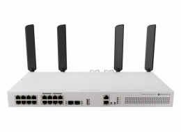 MikroTik CRS418-8P-8G-2S+5axQ2axQ-RM 4x4 MIMO WiFi6 16-portový Gigabit Cloud Router Switch