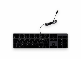 LMP Numerická klávesnice s USB-C portem KB-1843, 106 kláves, port USB-C, hliník, rozložení s britskou angličtinou (UK EN), macOS, vesmírně šedá LMP Numerická klávesnice s USB-C portem KB-1843, 106 kláves, port USB-C, hliník, rozložení s britskou angličtinou (UK EN), macOS, vesmírně šedá