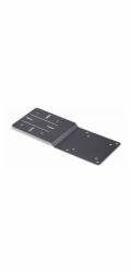 Startech VESA Mounting Bracket for NUC/Thin Clients/Docking Stations - Upevňovací komponent (2 montážní držáky VESA) - pro tenký klient - ocel - černá - monitor