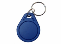 Elatec RFID Mifare čip, přívěsek na klíče, 13,56 MHz, modrý - 100 pack