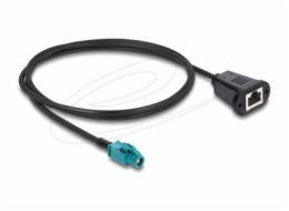 Delock - Sítový kabel - HSD Z (F) do RJ-45 (F) - 1 m - 4.6 mm - cerná