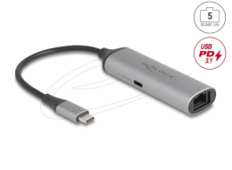 Delock - Sítový adaptér - USB 3.1 Gen 2 - 10M/100M/1G/2.5G/5G Gigabit Ethernet x 1 - antracit